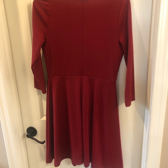 The Limited size small maroon dress - Picture 2 of 4